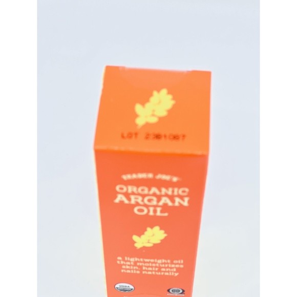 TRADER JOE'S 100% ORGANIC ARGAN OIL 1.7 Oz Nourish Skin Hair Nails NaturallyPURE - Picture 10 of 16